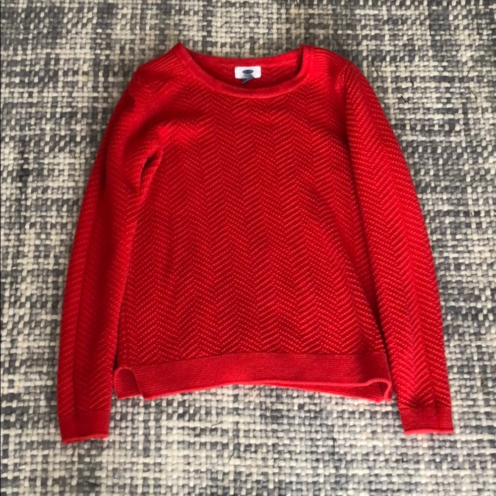 Red sweater size medium